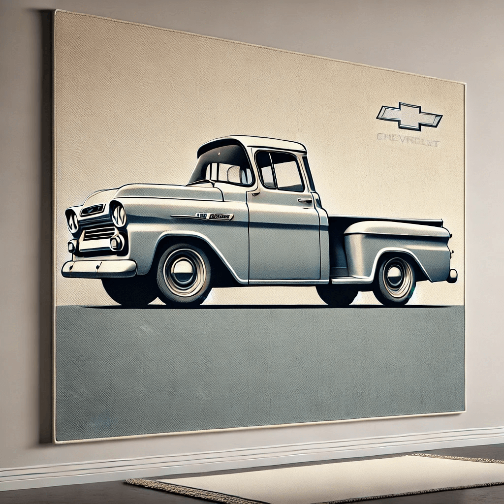 Truck Wall Art Rug