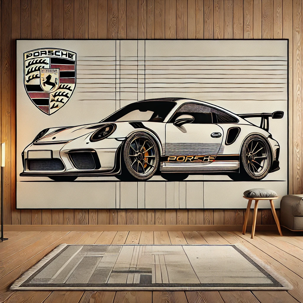 Car Inspired Wall Art Rugs