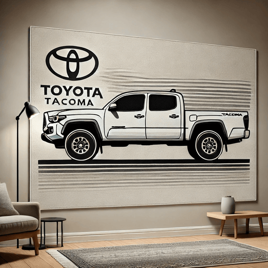 Truck Wall Art Rug Inspired by Toyota
